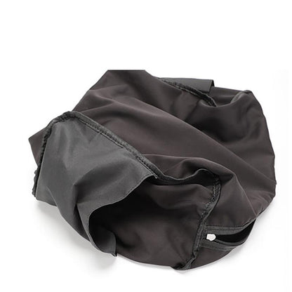 Simple Solid Color Canvas Shoulder Bag