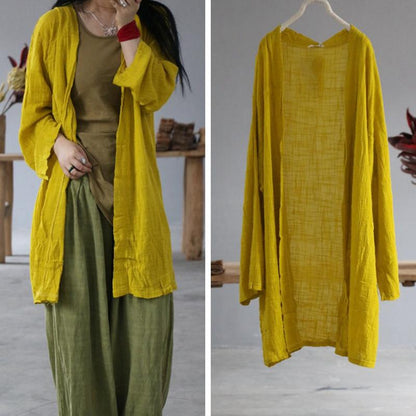 Simple Solid Color Sun Protection Shirt Coat