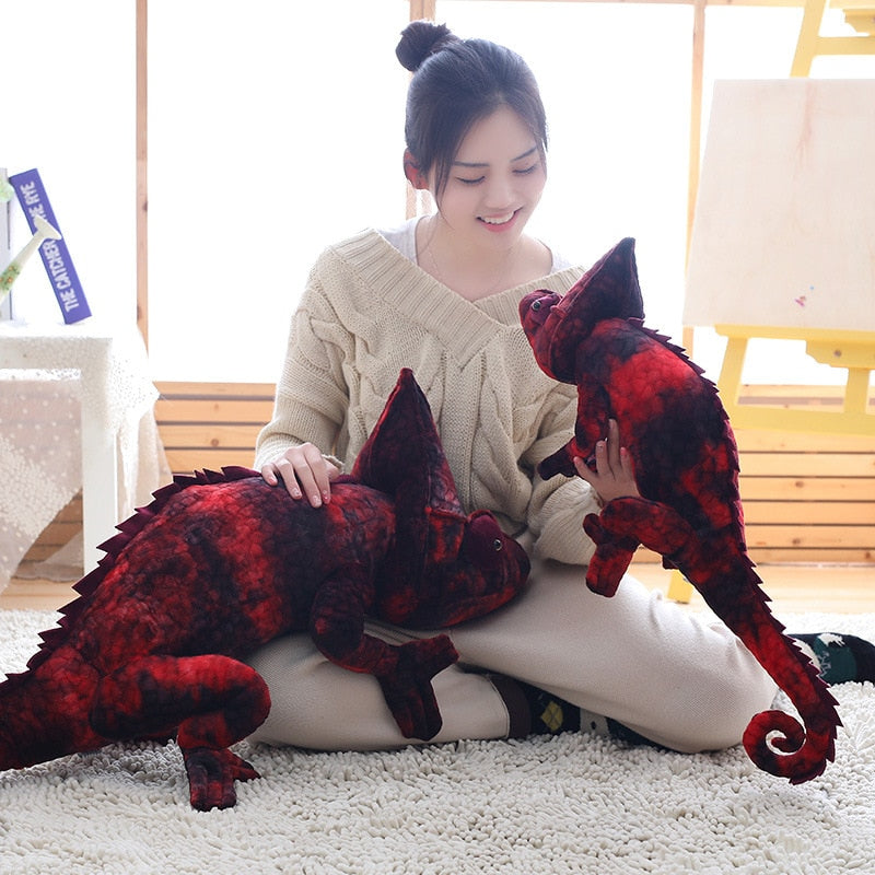 Simulation Chameleon Lizard Doll Plush Toy Funny Pillow Creative Trick Men and Women's Birthday Gifts