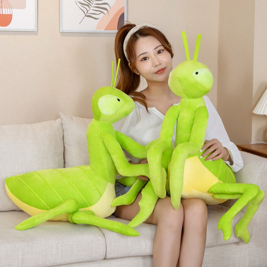 Simulation Green Mantis Plush Stuffed Animal Plush Toy Soft Toy Stuffed Toy Cuddly Toys Gifts for Kids