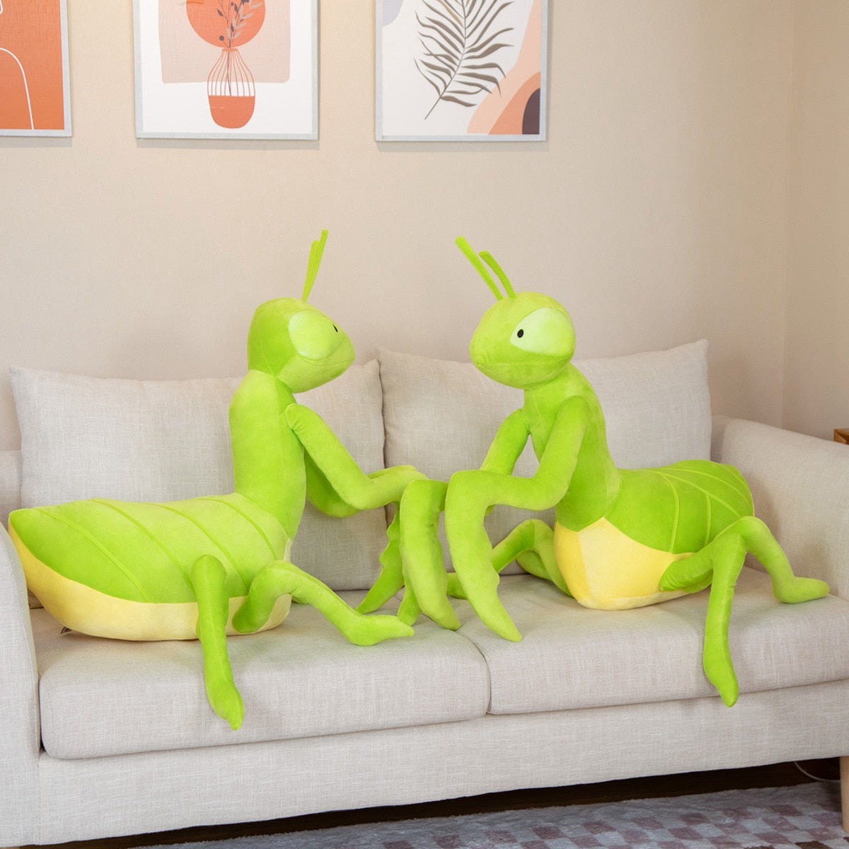 Simulation Green Mantis Plush Stuffed Animal Plush Toy Soft Toy Stuffed Toy Cuddly Toys Gifts for Kids
