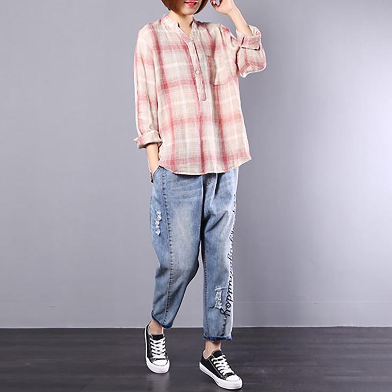 Single Breasted Women Spring Loose Shirt