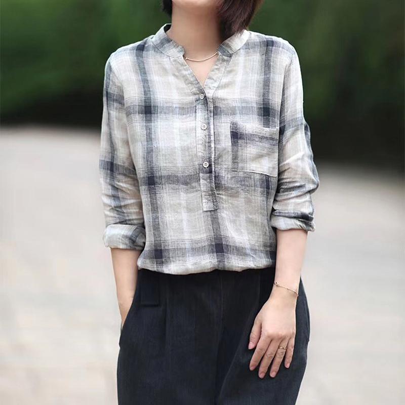 Single Breasted Women Spring Loose Shirt