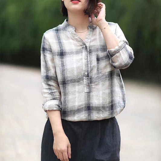 Single Breasted Women Spring Loose Shirt