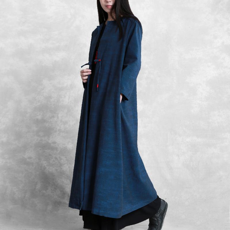 Single Button Solid Color Loose Coat