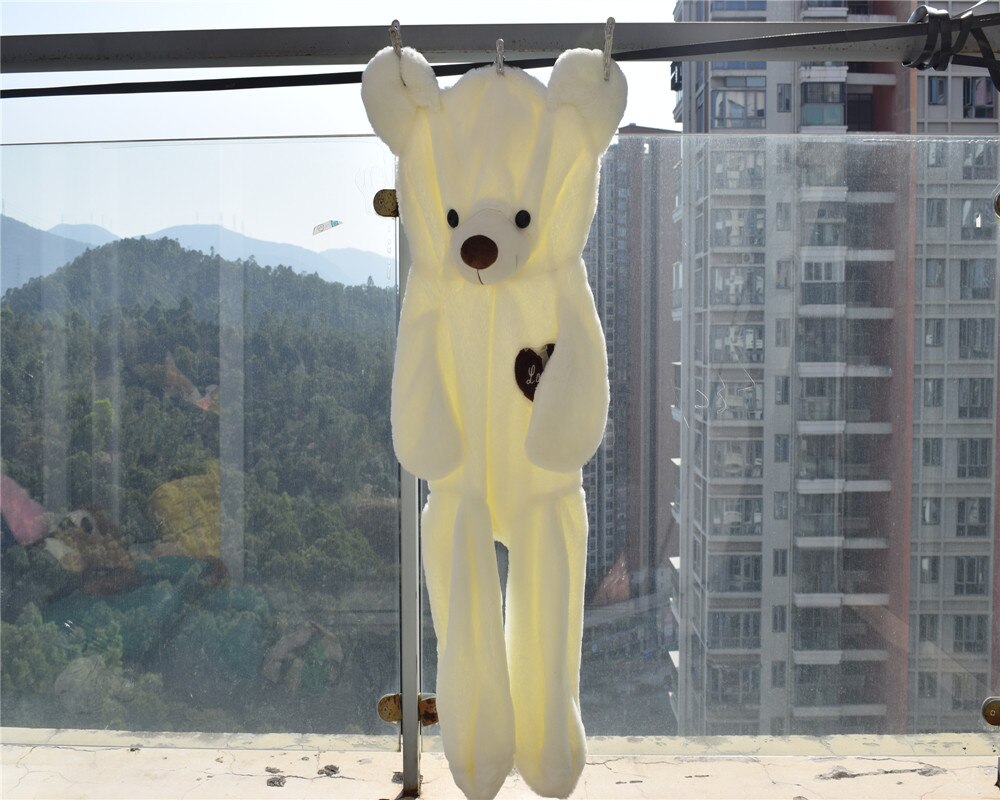 Skin Big Sale 200cm Colorful Giant teddy bear Skin Plush Soft Toy Stuffed Baby Kids baby Pillows Toys For Children free shipping