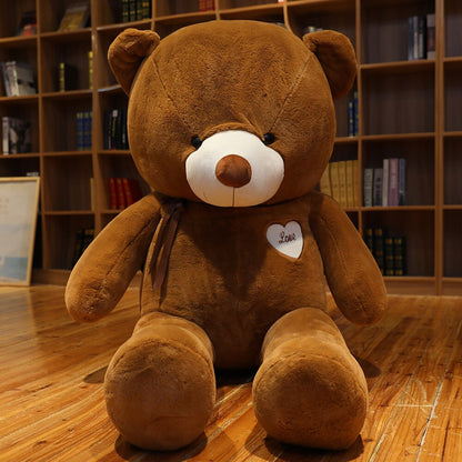 Skin Big Sale 200cm Colorful Giant teddy bear Skin Plush Soft Toy Stuffed Baby Kids baby Pillows Toys For Children free shipping