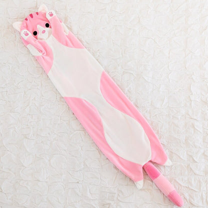 Soft/cute/plush/long Cat/pillow/cotton Doll Toy Leather Shell Plush Nap Pillow Christmas Gift Girl Birthday Gift