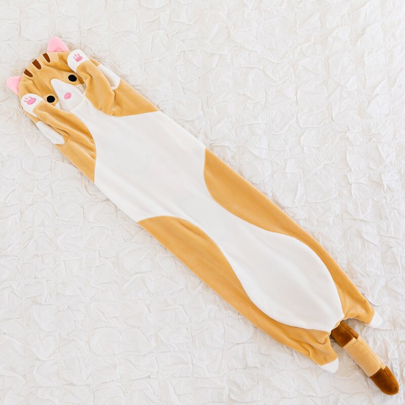 Soft/cute/plush/long Cat/pillow/cotton Doll Toy Leather Shell Plush Nap Pillow Christmas Gift Girl Birthday Gift