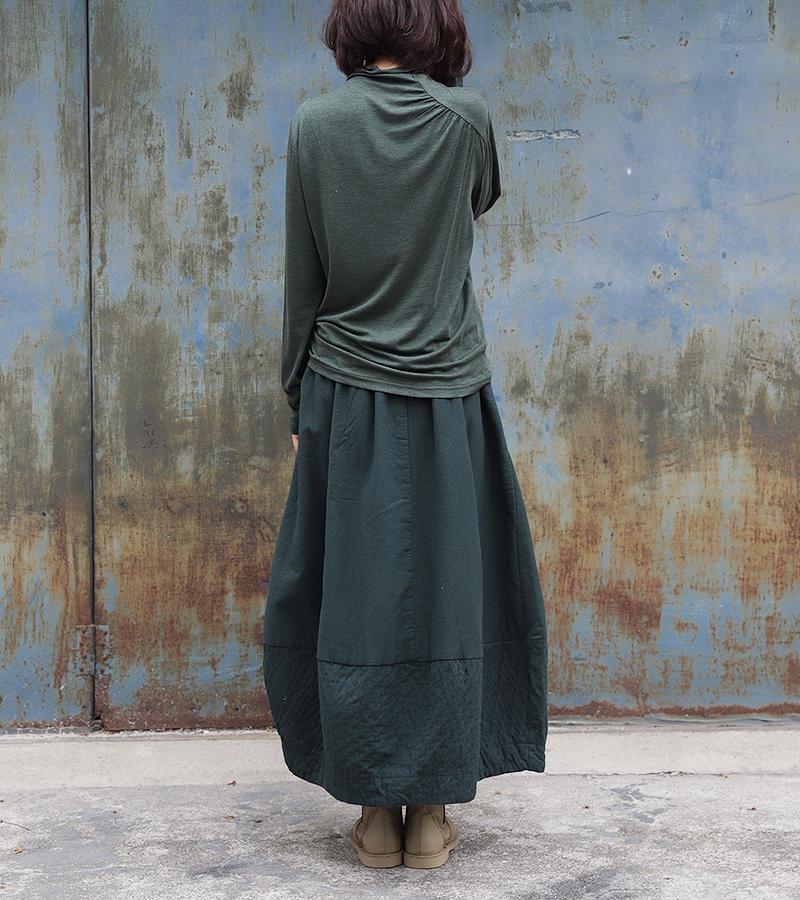 Soft Comfortable Pure Color Pleated Bottoming Shirt