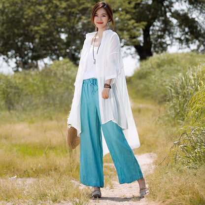 Solid Casual Polo Collar Irregular Blouse