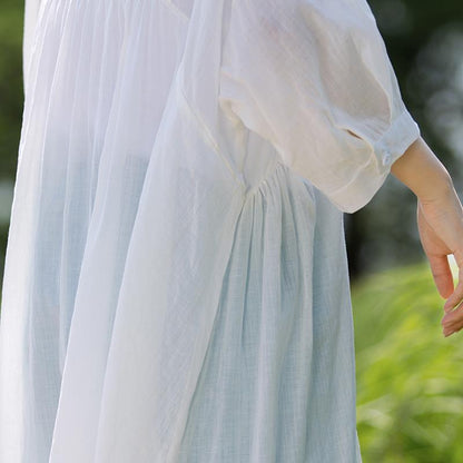 Solid Casual Polo Collar Irregular Blouse