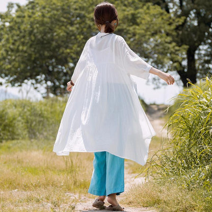 Solid Casual Polo Collar Irregular Blouse