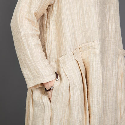 Solid Color Agaric Lace Loose Comfortable Dress