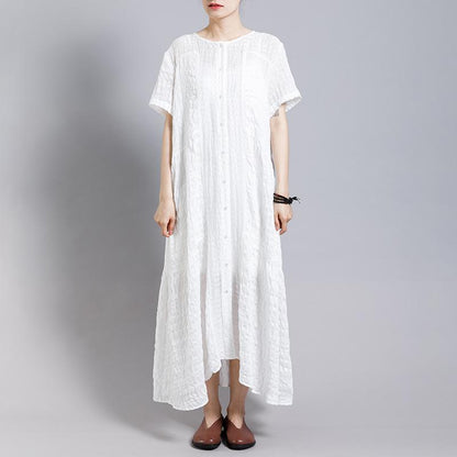 Solid Color Charming Spliced Comfortable Dress