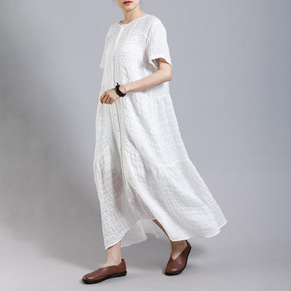 Solid Color Charming Spliced Comfortable Dress