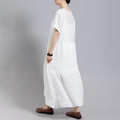 Solid Color Charming Spliced Comfortable Dress