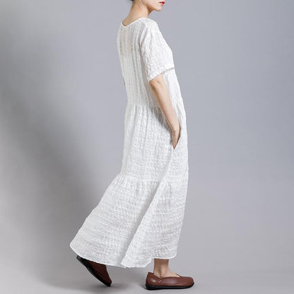 Solid Color Charming Spliced Comfortable Dress