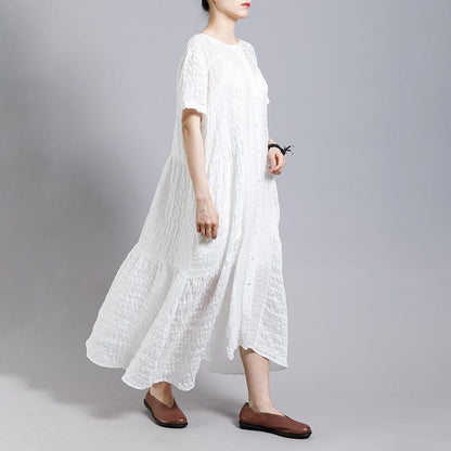 Solid Color Charming Spliced Comfortable Dress