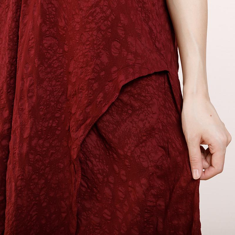 Solid Color Round Neck Short Sleeve Dress