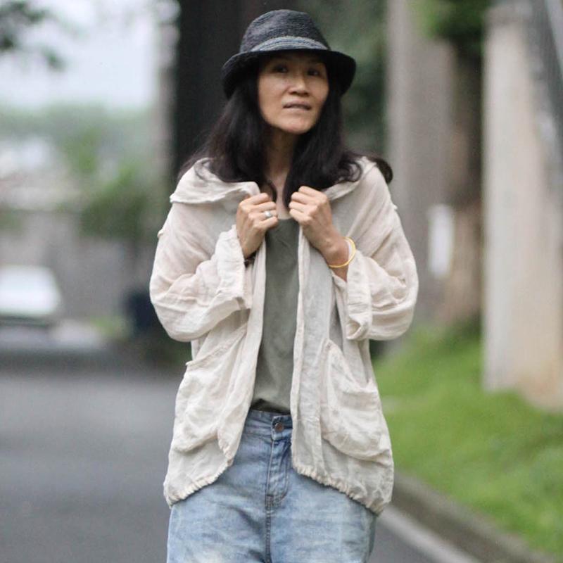 Solid Color Thin Sun Protection Hooded Coat