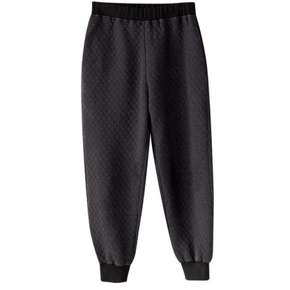 Plus Size - Solid Color Warm Casual Harem Pants
