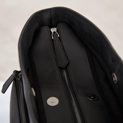 Solid Leather Casual Crossbody Bag Shoulder Bag