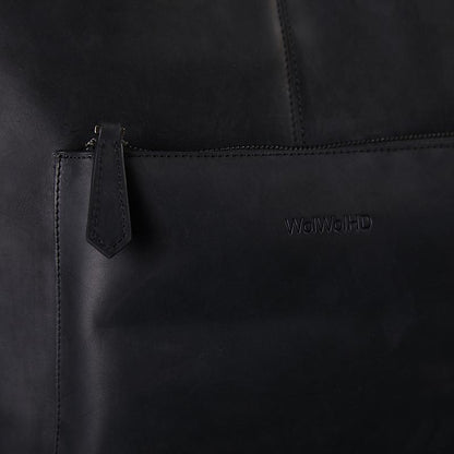 Solid Leather Casual Crossbody Bag Shoulder Bag