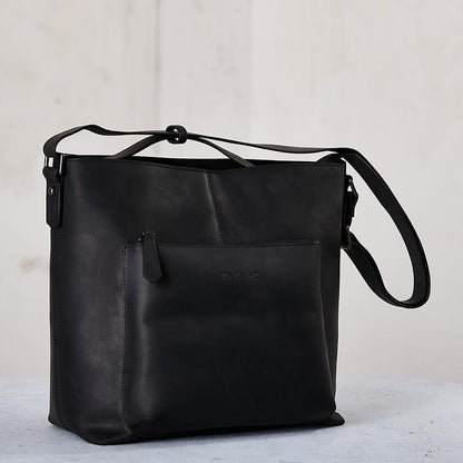 Solid Leather Casual Crossbody Bag Shoulder Bag