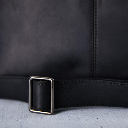 Solid Leather Casual Crossbody Bag Shoulder Bag