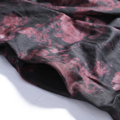 Spring Casual Print Long Sleeve Wide Leg Pants Sets