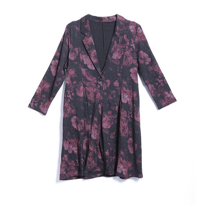Spring Casual Print Long Sleeve Wide Leg Pants Sets
