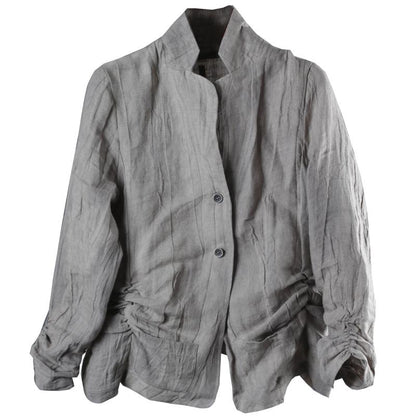 Spring Female Hand-Dyed Literary Short Blazer
