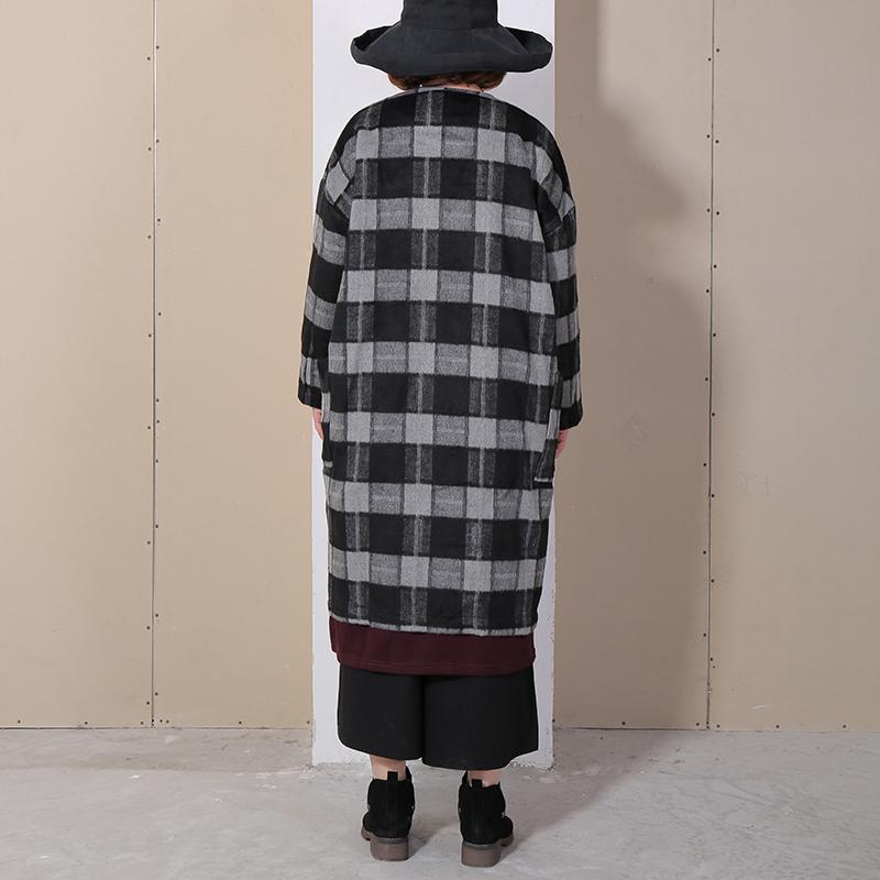 Spring Loose Lattice Casual Thin Women Coat