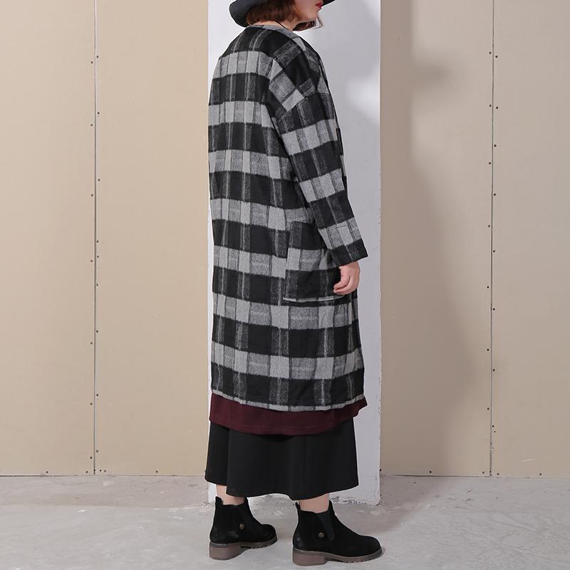 Spring Loose Lattice Casual Thin Women Coat