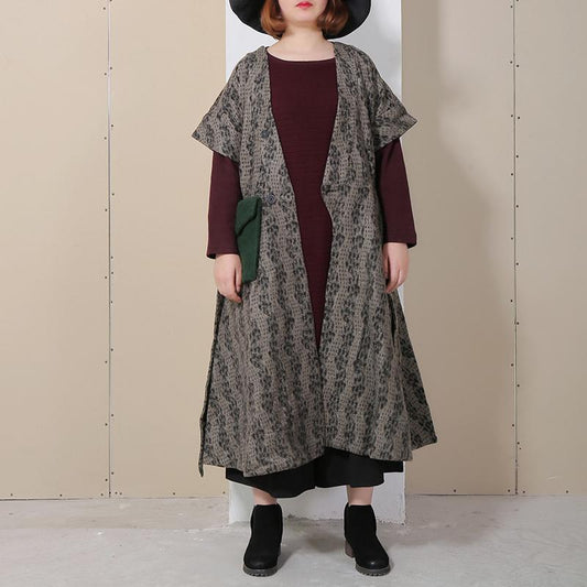 Spring Spliced Loose Short Sleeve Women Coat