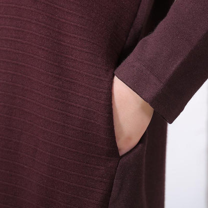 Spring Stripe Irregular Loose Women Dress