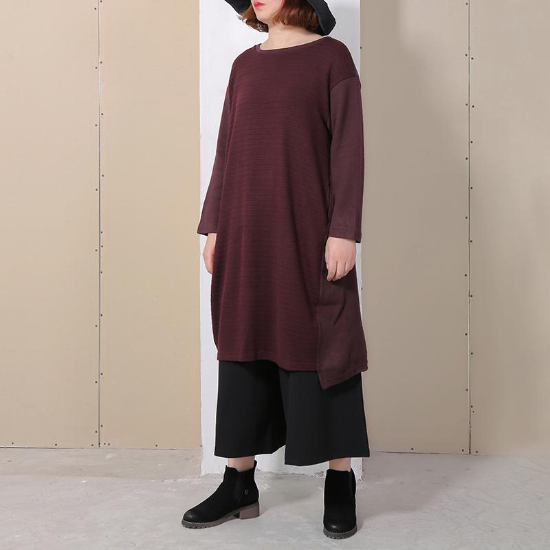 Spring Stripe Irregular Loose Women Dress