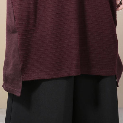 Spring Stripe Irregular Loose Women Dress