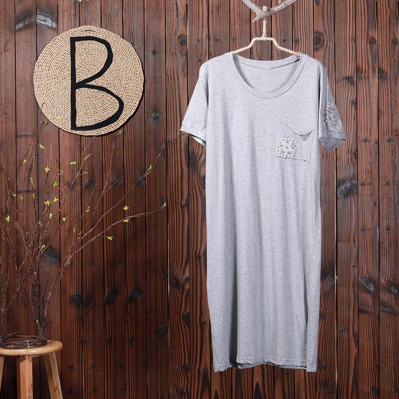 Star And Pearls Casual Loose Dress