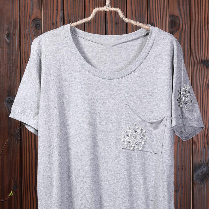 Star And Pearls Casual Loose Dress