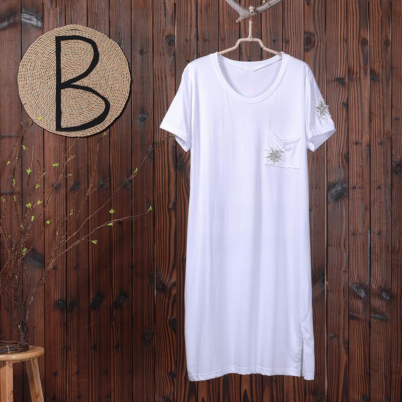 Star And Pearls Casual Loose Dress