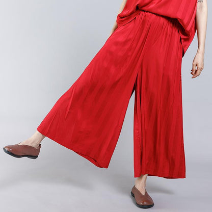 Stripe Silky Comfortable Two Piece Set