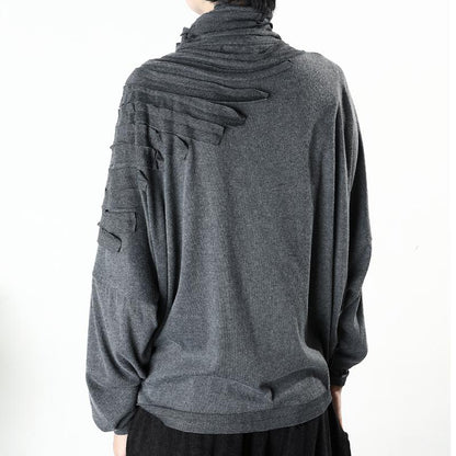 Striped Patch Casual Comfortable Thermal Blouse