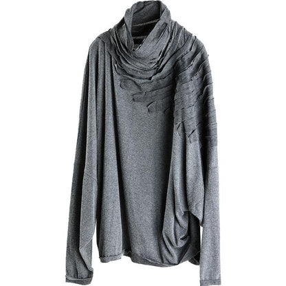 Striped Patch Casual Comfortable Thermal Blouse