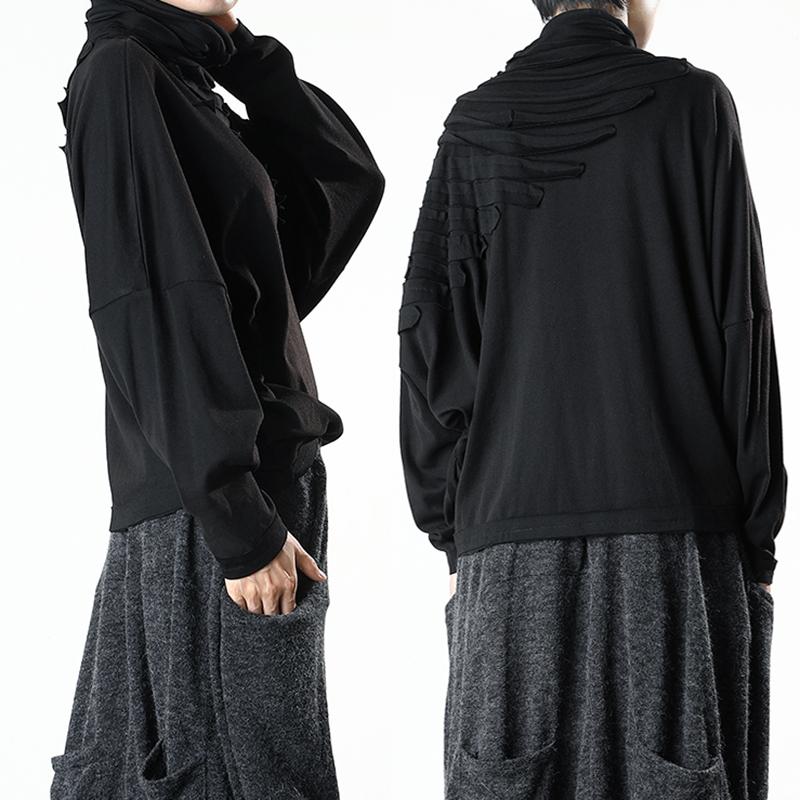 Striped Patch Casual Comfortable Thermal Blouse