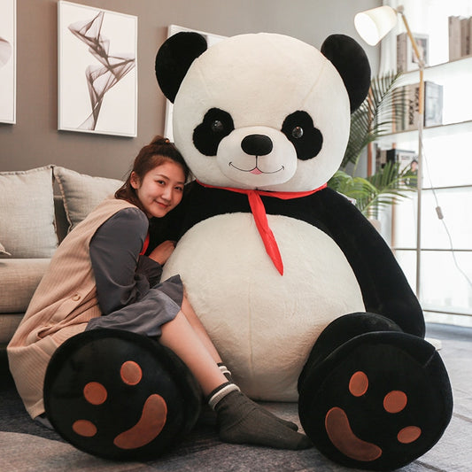 Stuffed &amp; Plush Animals 80-100CM Giant Oversize Panda Skin Toys  Panda Stuffed Plush Panda Bear Doll Kids Gifts Toys for Girls