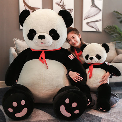 Stuffed &amp; Plush Animals 80-100CM Giant Oversize Panda Skin Toys  Panda Stuffed Plush Panda Bear Doll Kids Gifts Toys for Girls