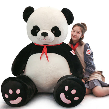 Stuffed &amp; Plush Animals 80-100CM Giant Oversize Panda Skin Toys  Panda Stuffed Plush Panda Bear Doll Kids Gifts Toys for Girls