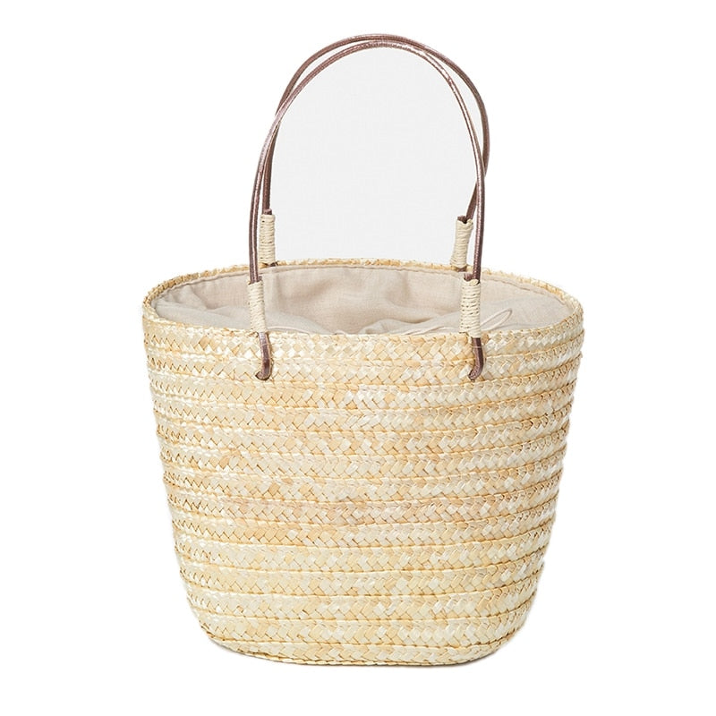 Summer Women Durable Weave Straw Beach Bag